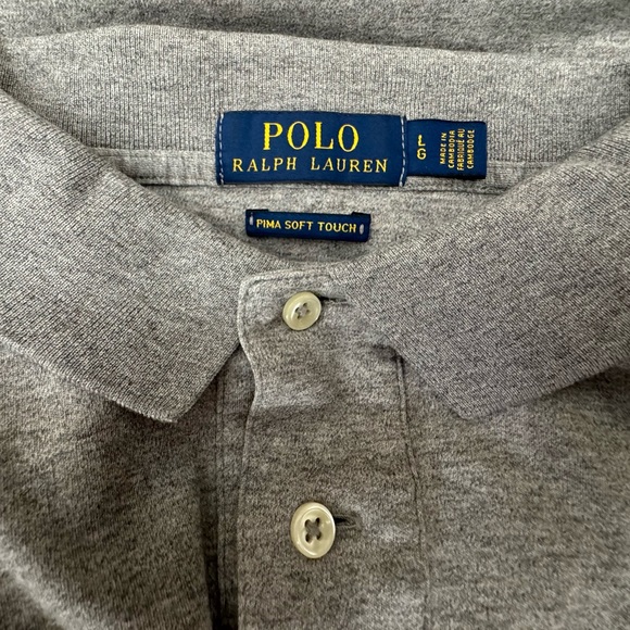 Polo by Ralph Lauren Polo Shirt (Grey) - Picture 3 of 4